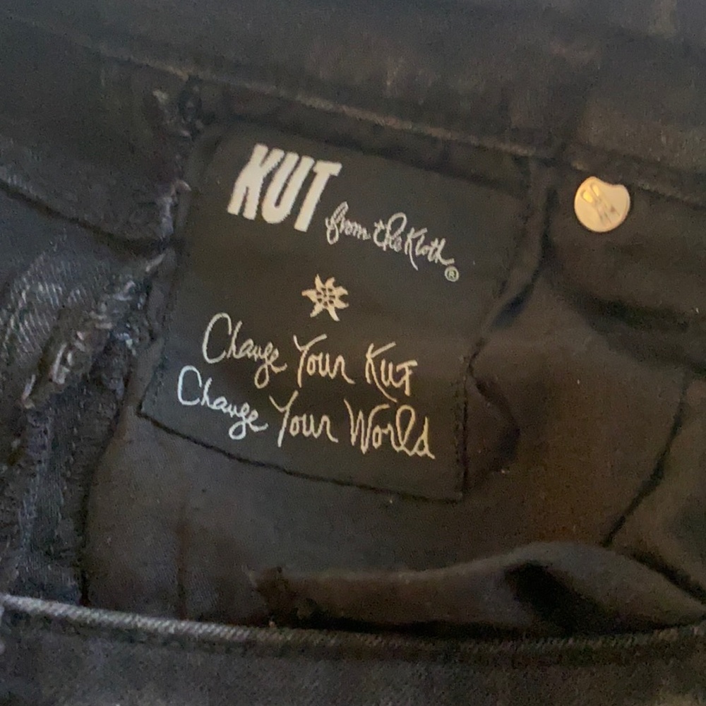 Black ankle slit jeans - Picture 4 of 7